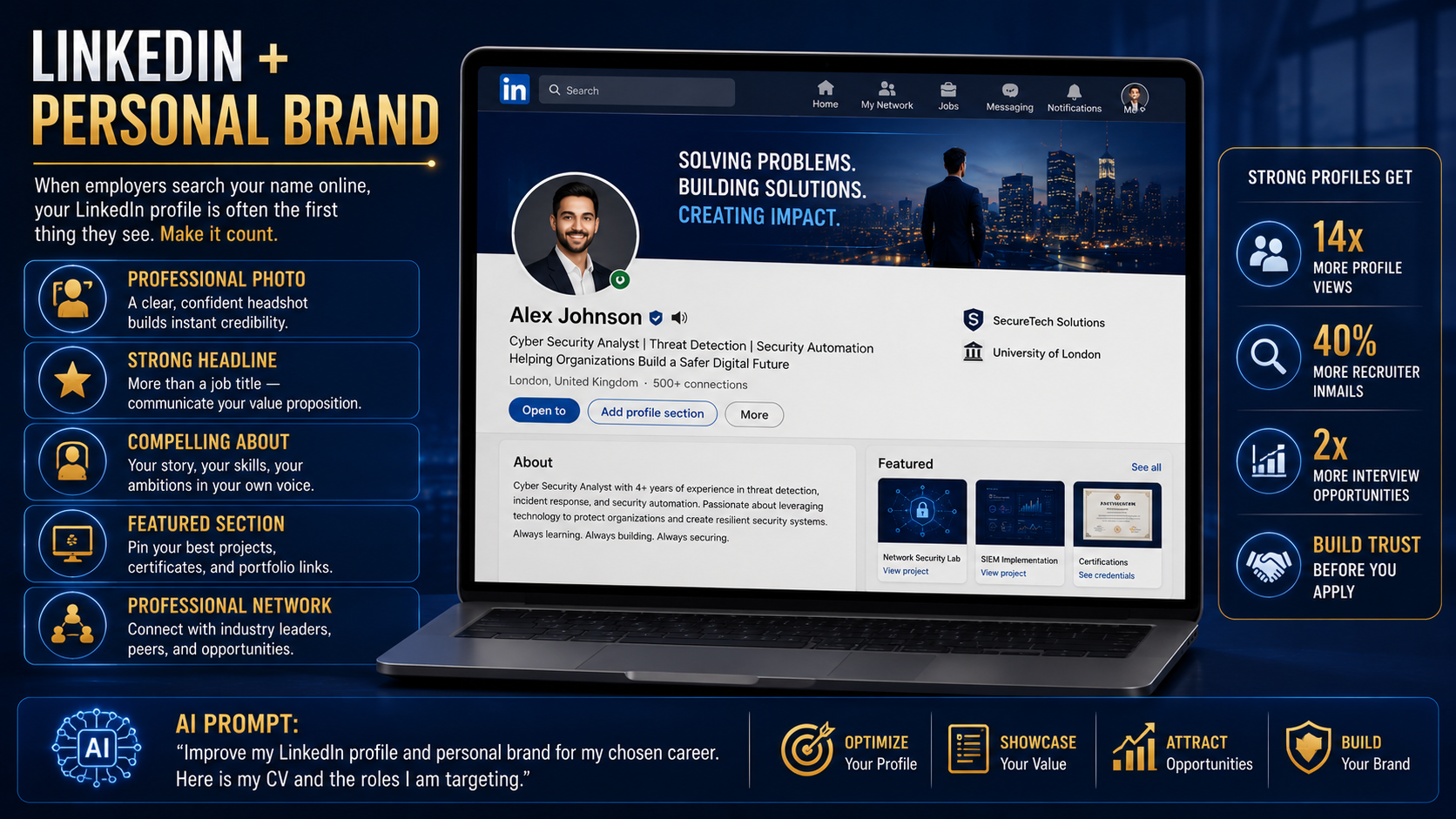 Slide 4: LinkedIn plus Personal Brand